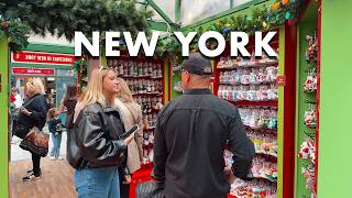 Full NYC's Bryant Park Winter Village - Opening Day Walkthrough [4K] Update