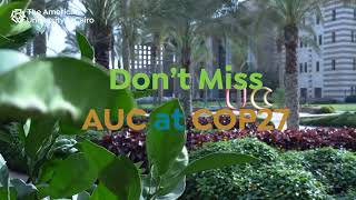 Celebrity AUC Gears Up for COP27 Wealth