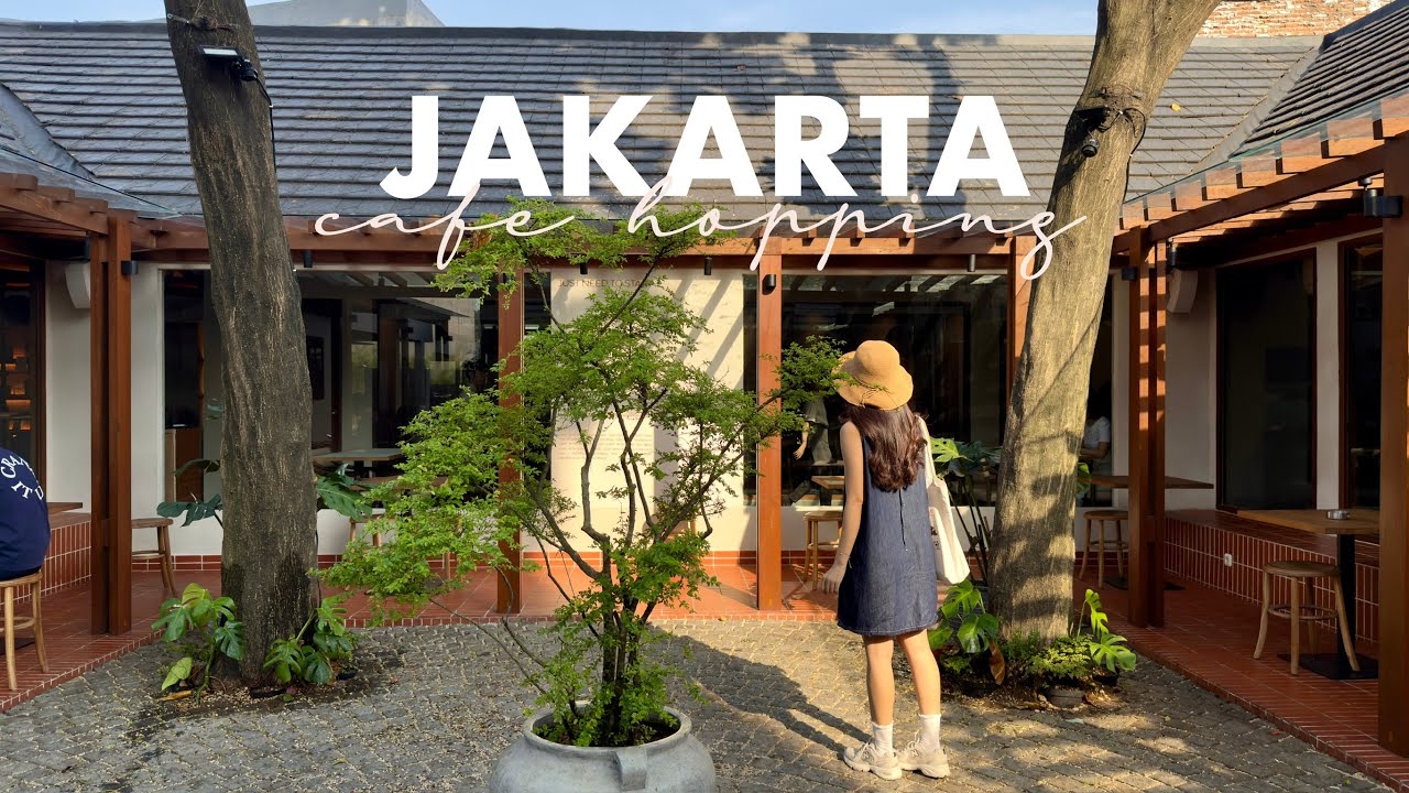 Jakarta vlog (garden-style cafe, lakeside, coffee & stroll in cikini) 