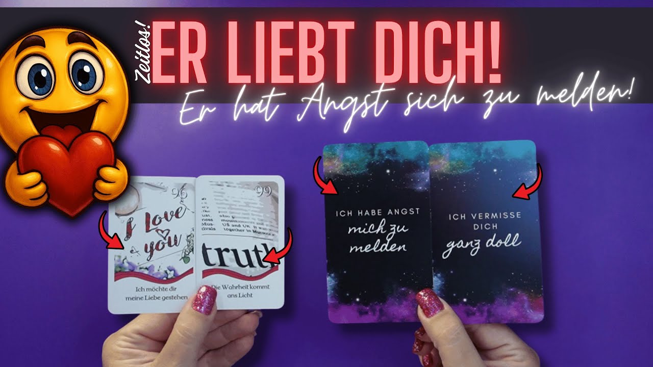 Wie ist seine Einstellung zu dir? 😍Er ist verrückt nach dir! 😘Er weiß, dass er dich verletzt hat!🫣❤️