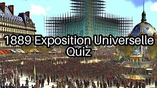 🎡 Test Your Knowledge: 1889 Exposition Universelle Facts That Will Amaze You!