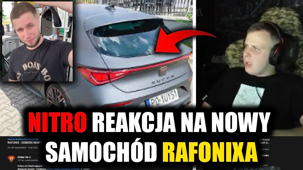 NITRO REAKCJA NA NOWY SAMOCHÓD RAFONIXA CUPRA LEON 2021💥