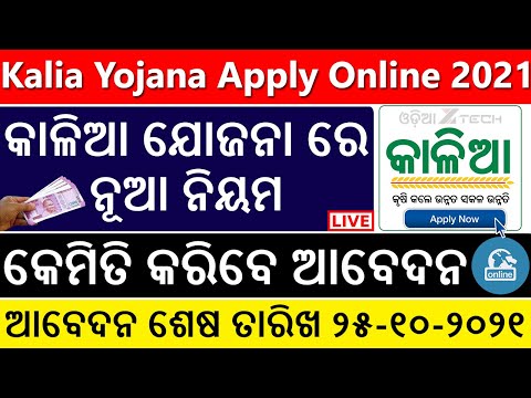 Kalia Yojana New Apply Online 2021 | Kalia Yojana Online Apply Last Date | Kalia Yojana New Update