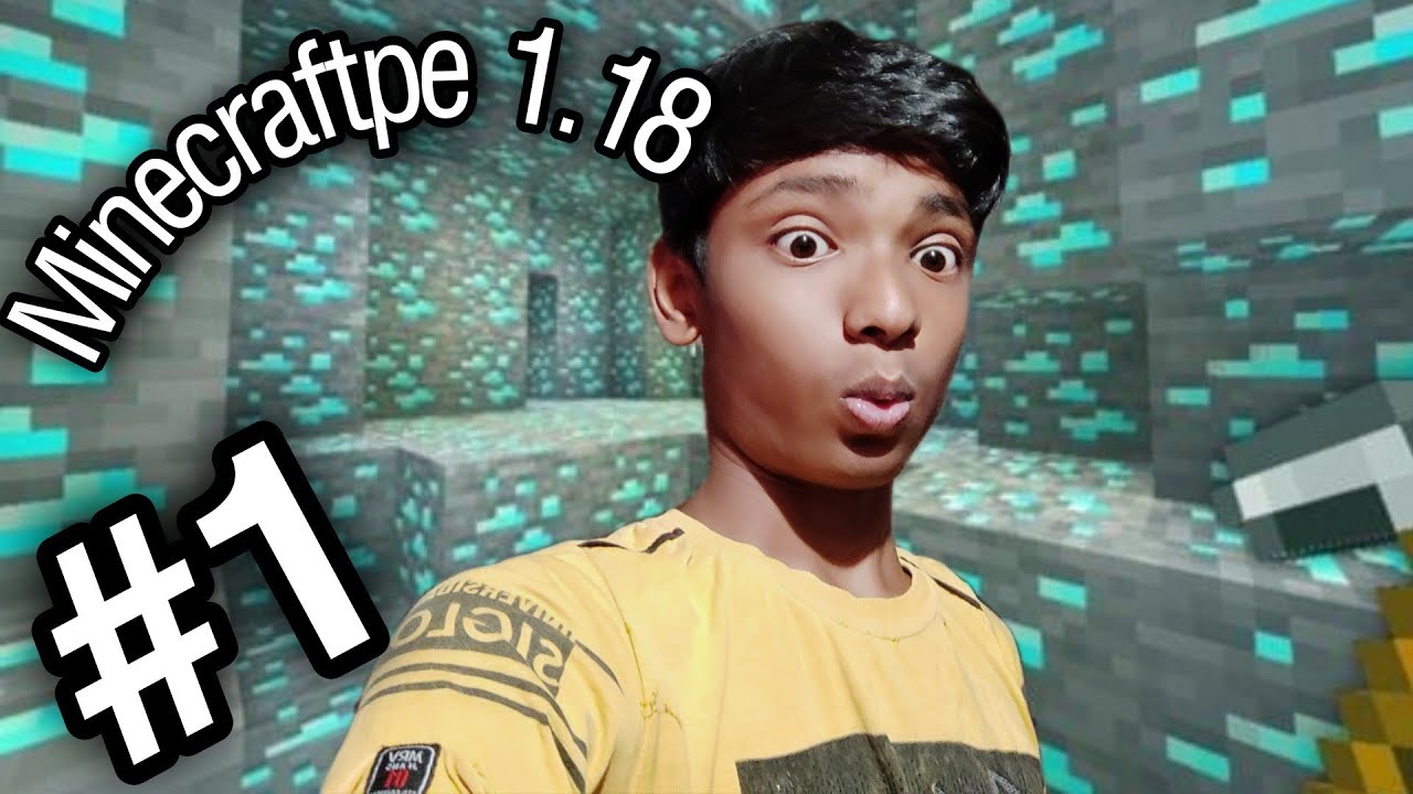 MINECRAFT PE DIAMOND MINING TIPS 1.18 | diamond mining 1.18 poket Edison Gameplay #1