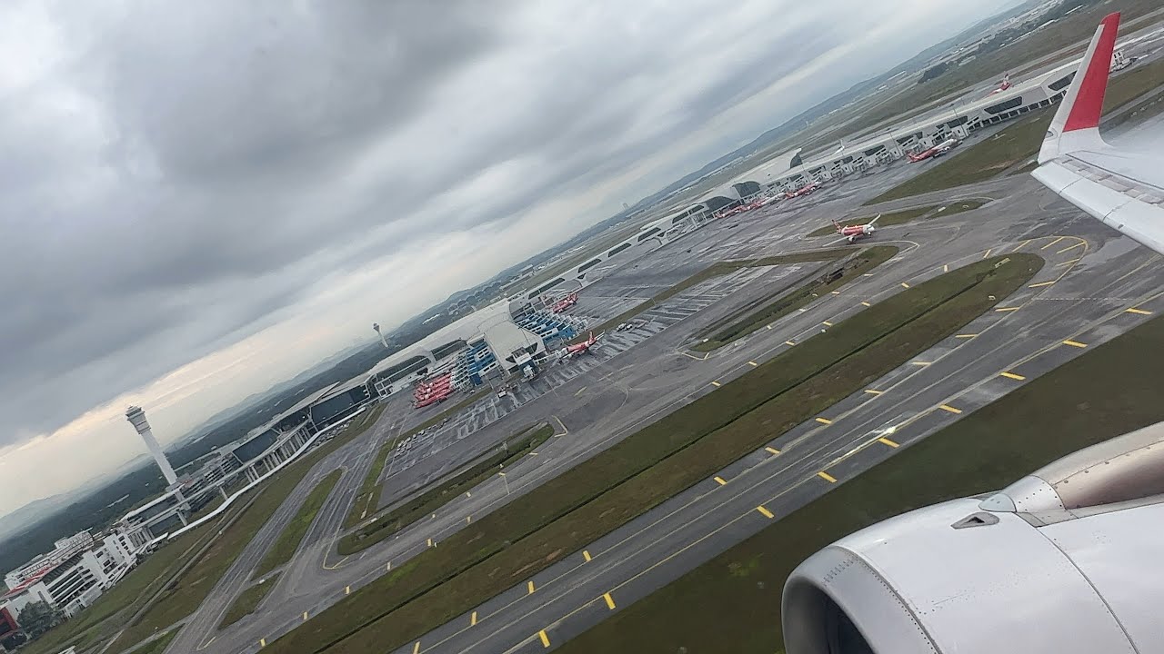 [4K] AirAsia | A320-216(WL) | Pushback, Startup, Taxi, Takeoff, Climb