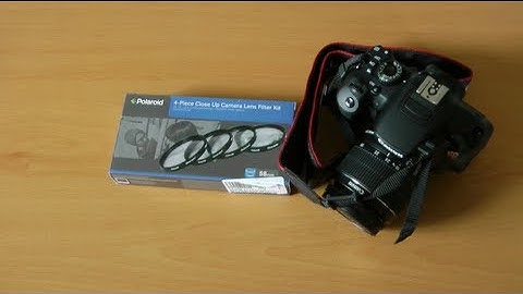 Unboxing: Polaroid 58mm Close-up Lens Filter Kit