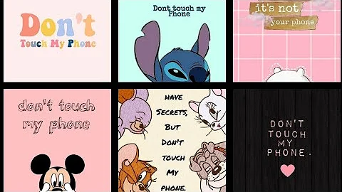 🦋✨🌹Don't touch my phone Wallpaper 😍|Beautiful phone Wallpaper|@shahaesthetics_24
