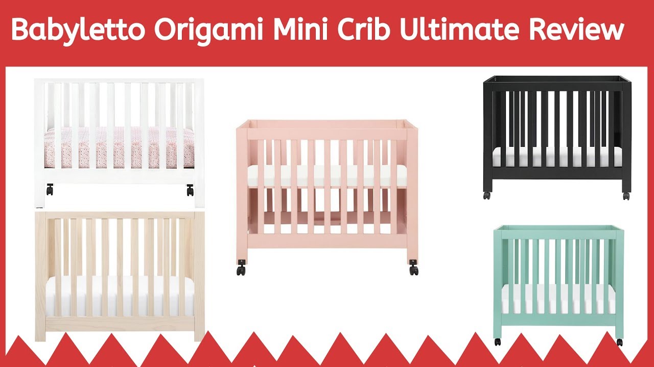 babyletto origami mini crib used