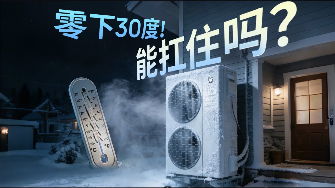 -30 度严寒再战漠河，米家中央空调Pro双风轮能抗住吗？