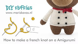 French knot on Amigurumi