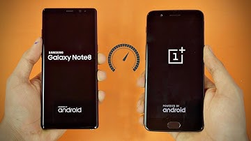 Samsung Galaxy Note 8 vs OnePlus 5 - Speed Test! (4K)