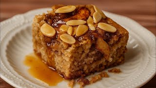 Apple Cake in 5 MINUTES that No One Knows About! 🍎 Simple & Delicious@Bakeoraa 