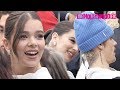 Hailee Steinfeld Secretly Whispers In Justin Bieber's Ear At Lucian Grainge's Walk Of Fame Ceremony