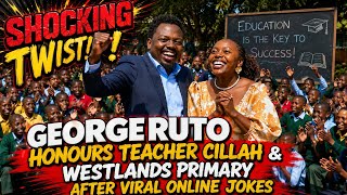 SHOCKING TWIST! George Ruto Honours Teacher Cillah & Westlands Primary After Viral Online Jokes