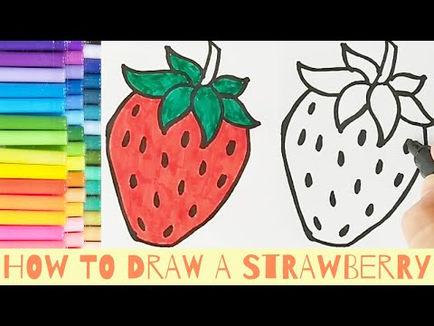 וִידֵאוֹ: איך מציירים תותים