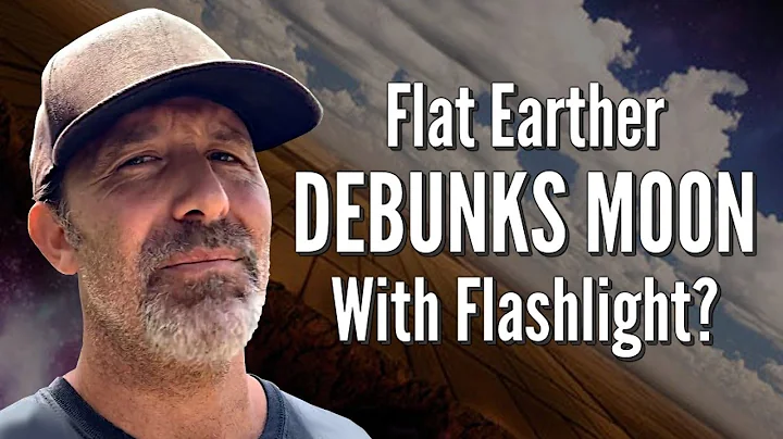 Flat Earther DEBUNKS MOON With Flashlight?