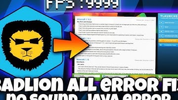 Fixing All The BadLion Client Issues....