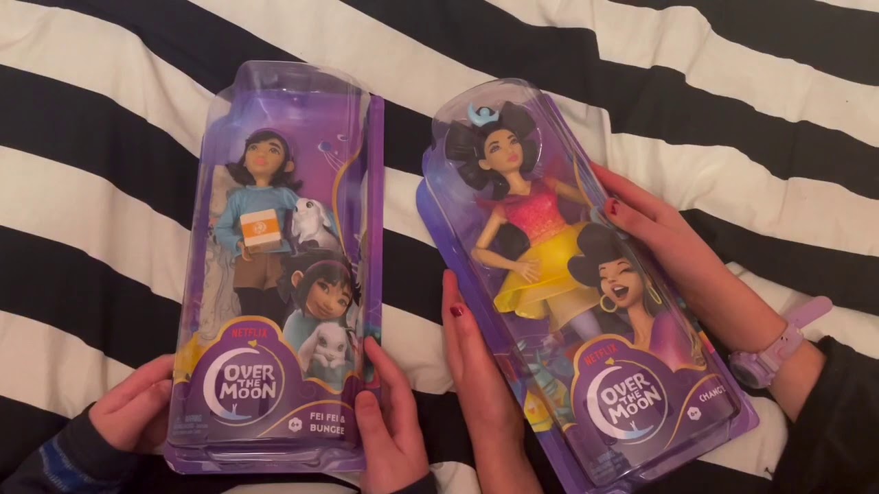 Sisters Surprise TV Reviews Netflix Over The Moon Dolls by Mattel