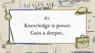 Words for Work: 67. Knowledge is power. Gain a deeper understanding of nurturing love.