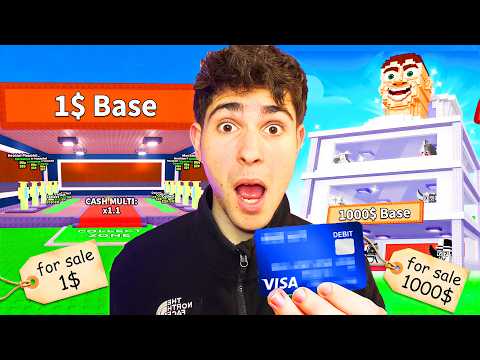 1$ VS 1000$ ΒΑΣΕΙΣ ΣΤΟ STEAL A BRAINROT ! ROBLOX