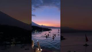 Amazing Bali Sunset of Agung Volcano #Shorts
