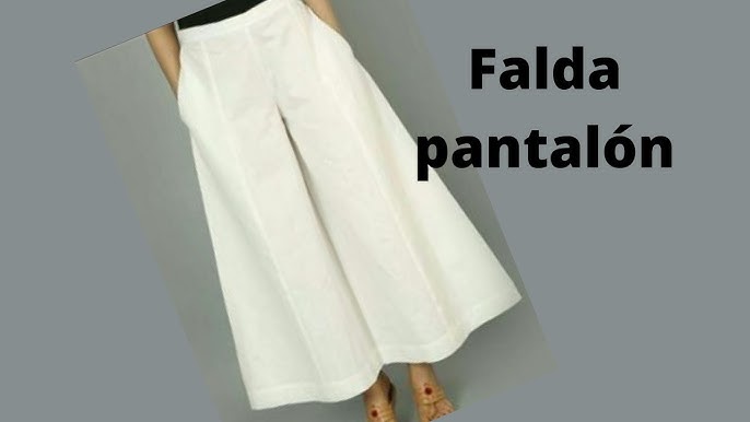 MOLDE: FALDA PANTALON MUJER 0936