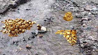 تواجد الذهب والمعادن في الانهار| The presence of gold and minerals in the rivers