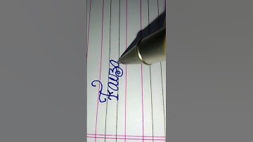 Faizan Name Cursive writing #youtubeshorts #viralvideo