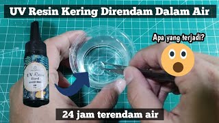 Merendam UV Resin yang Telah Mengering ke Dalam Air || APA YANG TERJADI? screenshot 5