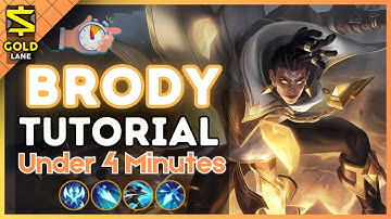 4-Minute Brody Tutorial in the Gold Lane || (MLBB S37) 2025