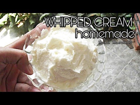 WHIPPED CREM (dari susu segar dan gula)