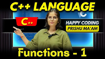 Functions in C++ (Part-1) | Complete C++ Course | Happy Coding with Prishu