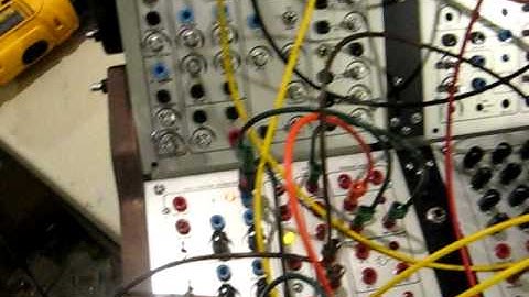 Serge DIY Synth - 2 panel test 2