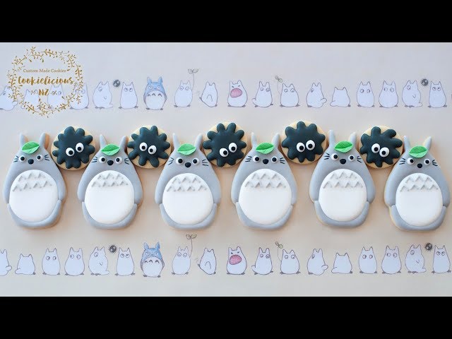 How to Make Cute TOTORO & THE DUST BUNNIES Cookies