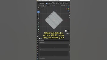 Cara membuat logo adidas di Blender (part 01) #3dartist #3d #3dartwork #3dmodeling #tutorial #b3d