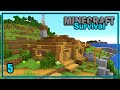 Fisherman&#39;s Shack and Mob Attack! | Minecraft 1.18 Survival Let&#39;s Play | Ep 5