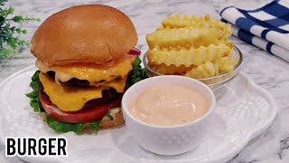 Burger Fait Maison Facile et Super Delicieux || Hamburger 🍔