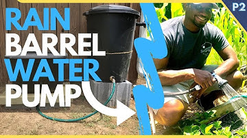 Rain Barrel System | CHEAP Water Pump Setup