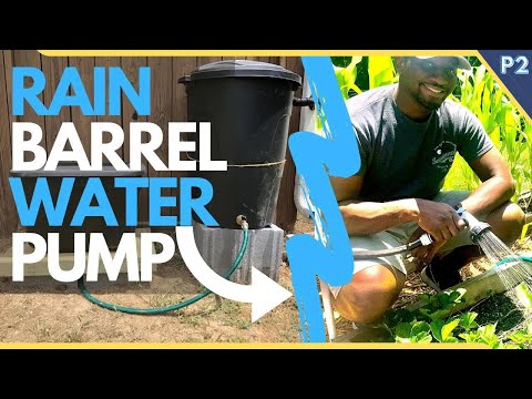 Rain Barrel System | CHEAP Water Pump Setup