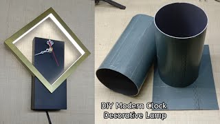 DIY Lampu Hias Jam Modern | Kerajinan Dari Pipa PVC by Diandra Tutorial 3,117 views 1 month ago 11 minutes, 22 seconds