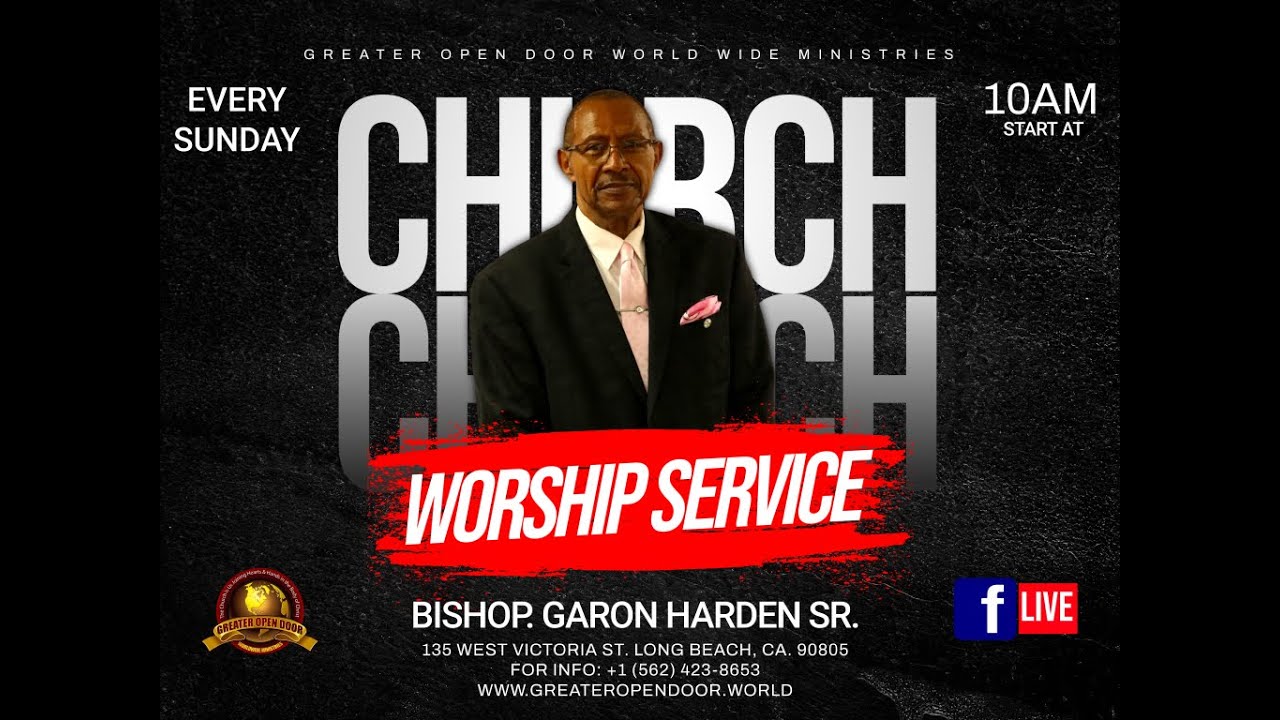 Greater Open Door Sunday Morning Worship Service 10 AM 8/31/25