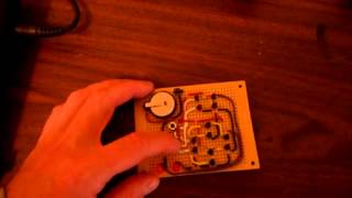 Half adder made from transistors