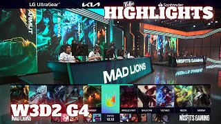 MAD vs MSF - Highlights | Week 3 Day 2 S12 LEC Summer 2022 | Mad Lions vs Misfits W3D2