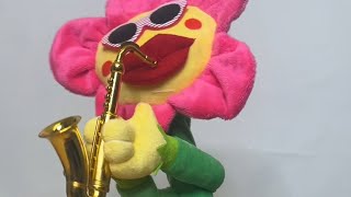 Toys Under High Voltage - Dancing Sunflower #highvoltage #toy #flower #saxaphone #dance