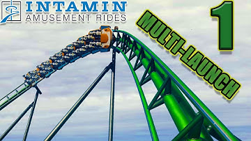 Realistic Intamin Multi-Launch Coaster | Part 1 | Planet Coaster
