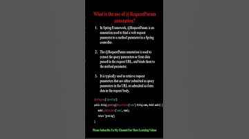 What is the use of @RequestParam annotation?