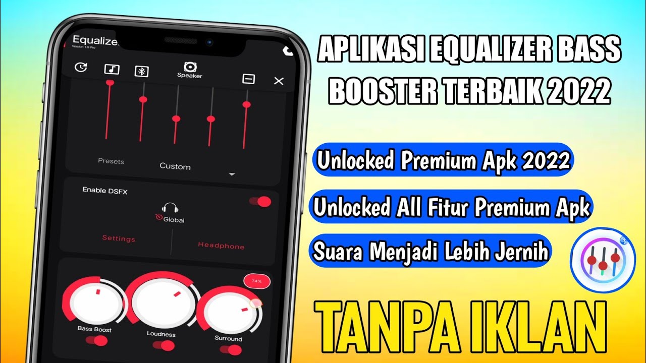 Aplikasi Equalizer Android Menambah Suara Bass Booster Terbaik 2022