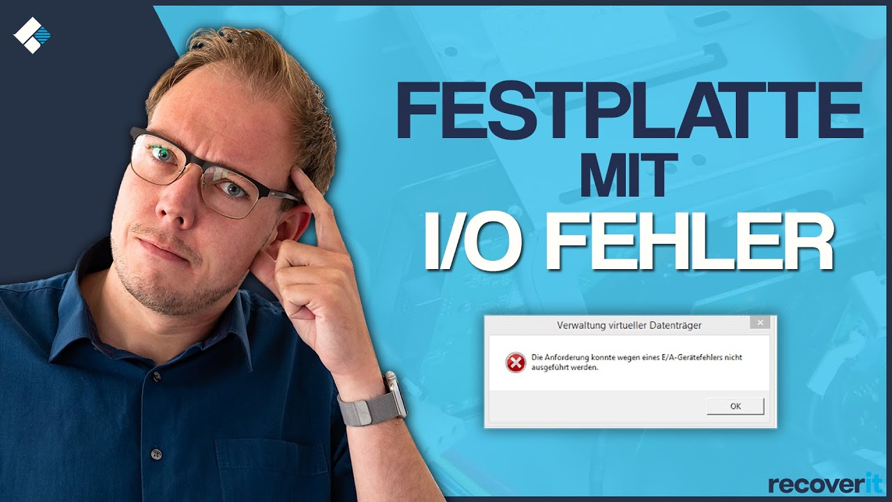 Update New Wie kann man Festplatte mit den E/A-Fehler reparieren?