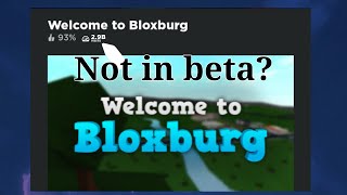 Bloxburg out of beta?