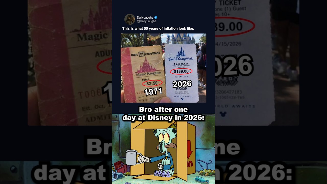 Disney Inflation Is Getting Out Of Hand 💸💀